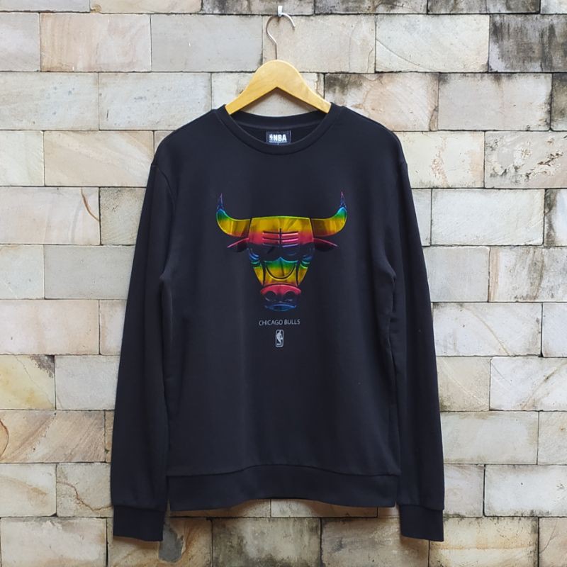 SECOND BRANDED CREWNECK CHICAGO BULLS PELANGI GOLD