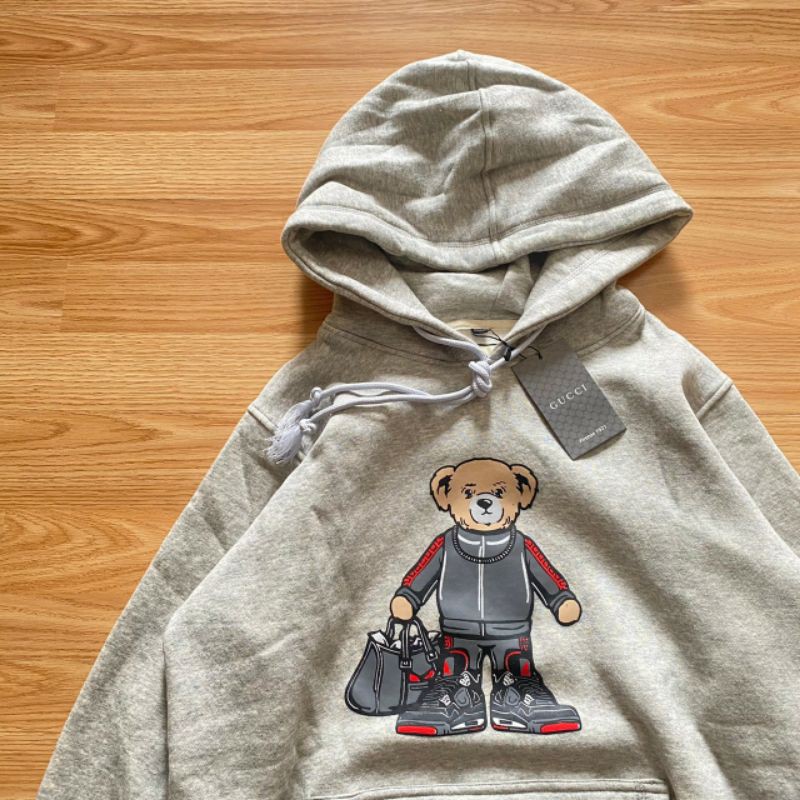 JAKET HOODIE DISTRO PRIA GUCCI PARODY COACH PREMIUM