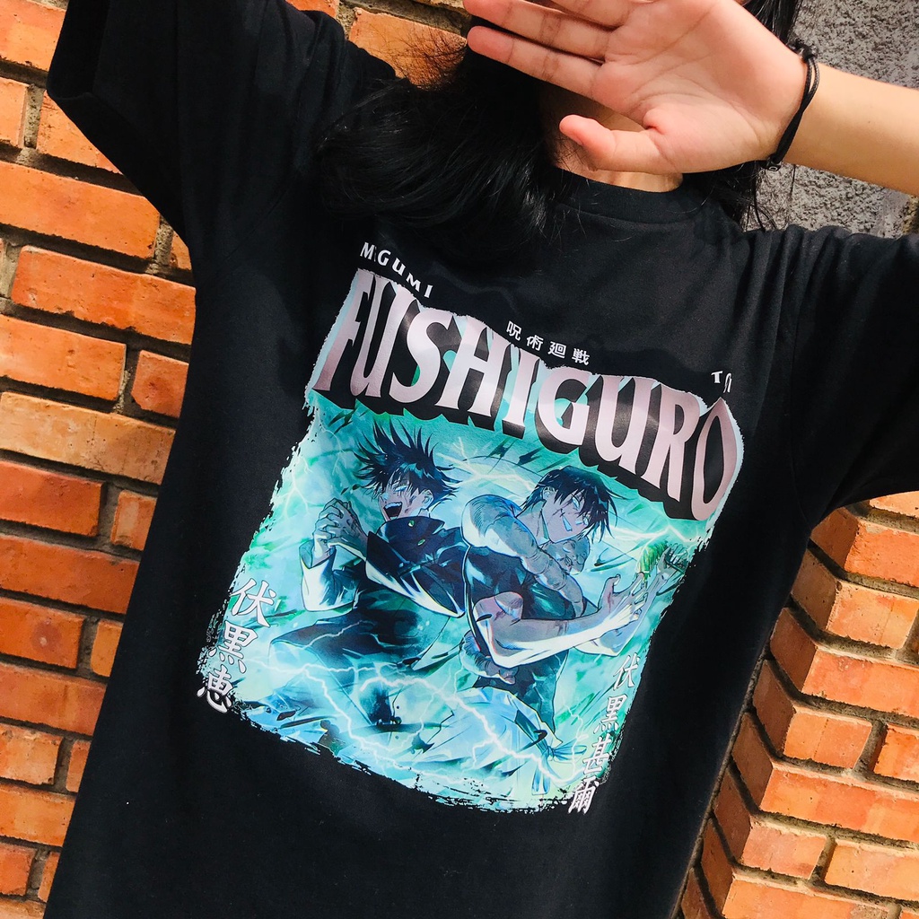 Tshirt Megumi x Toji Fushiguro Anime Manga Jujutsu Kaisen Premium Unisex