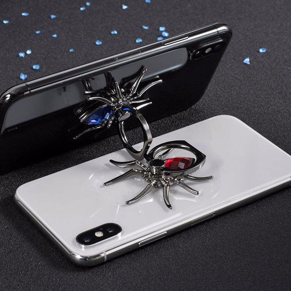 Rebuy Phone Finger Ring Holder Foldable Adjustable Untuk Phone Spider Phone Holder Tablet Mount Braket Ponsel