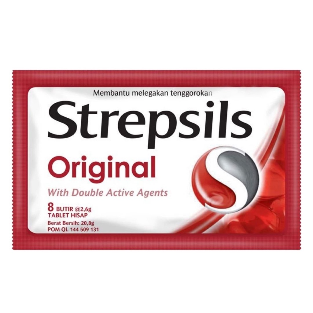 Strepsils Permen Tenggorokan STRIP