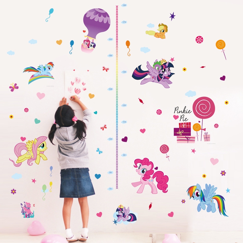 Stiker Dinding Desain My Little Pony Dapat Dicopot Untuk Kamar Anak Shopee Indonesia