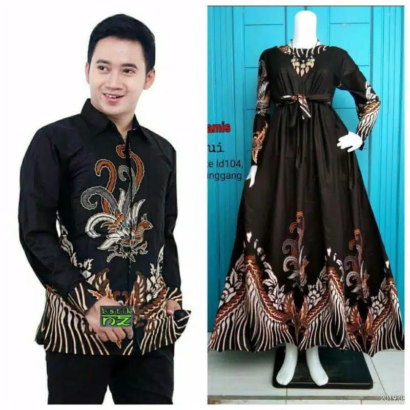 BATIK COUPLE MODERN SARIMBIT BATIK COUPLE GAMIS BATIK COUPEL COPLE COPEL PASANGAN MAURA COUPLE