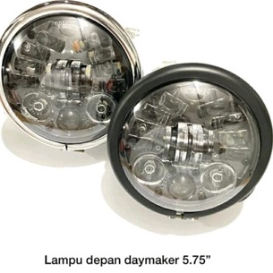 lampu daymaker 5.75 inch dot sae titik 16 led 5,75 plus include set batok 5 75 575 cb100 w175 xsr155