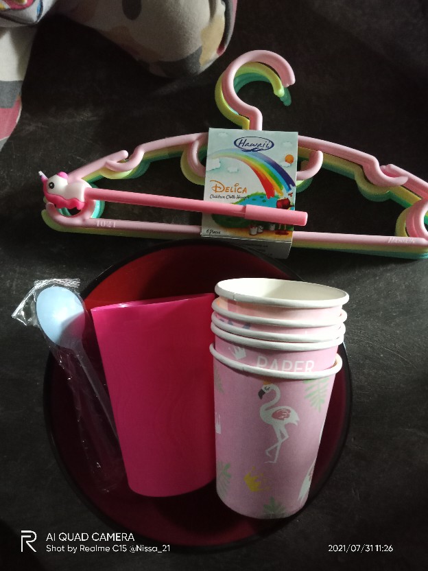 Batamgrosir.id | Gantungan Baju Set Isi 6 - Hook Gantungan Jemuran 6in1 - Hanger Jemuran Hawaii 1021