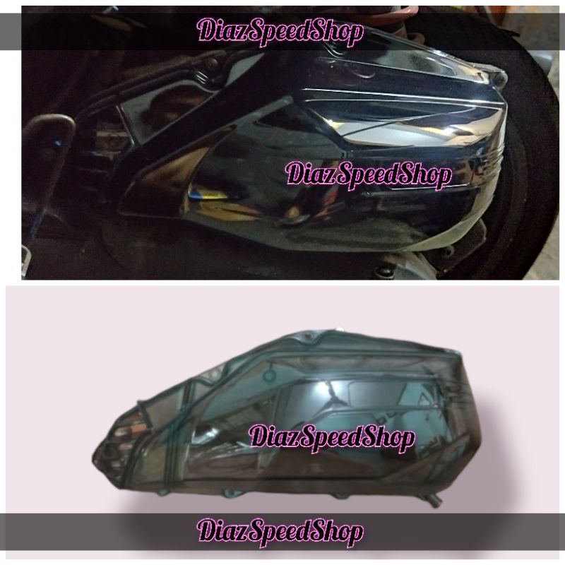 Cover filter smoke transparan vario 125/150 LED old new 2018 2019