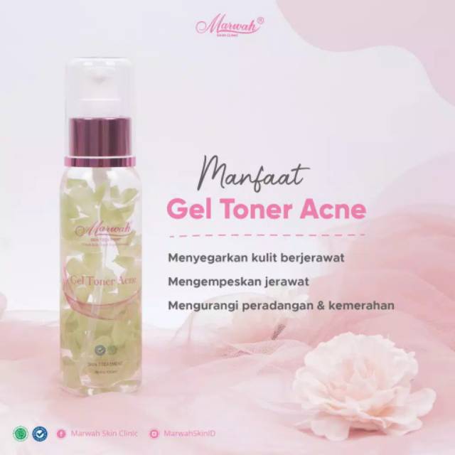 Marwah Gel Toner Brightening / AHA / Calming / Aging / Oily / Acne / Normal