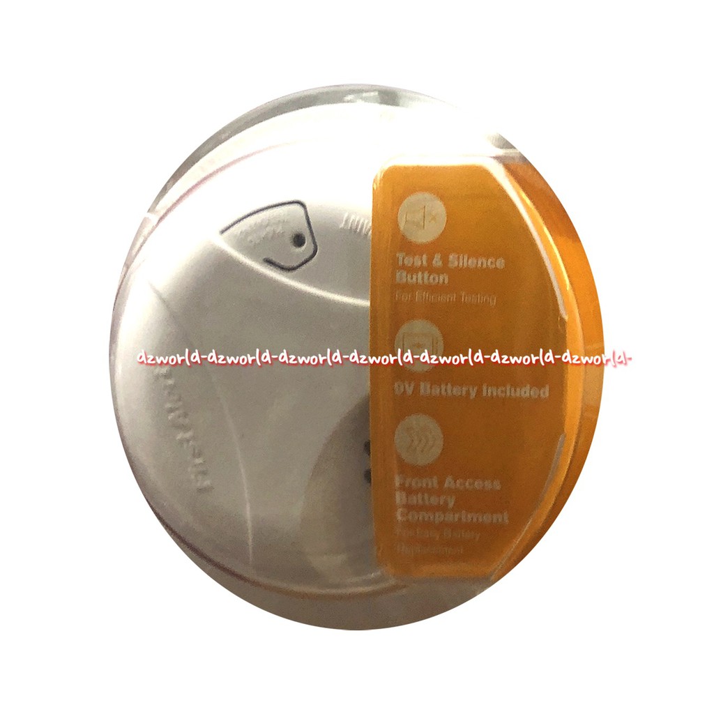 First Alert  Smoke Alarm Sensor Alarm Untuk Asap Dengan Baterai Sensor Deterctor Asap