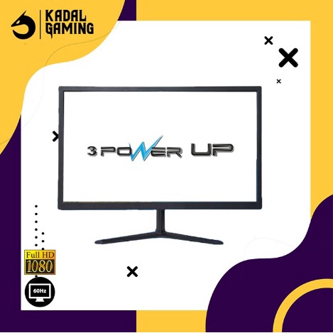 MONITOR LED POWER UP 22&quot; INCH FULLHD LCD WIDESCREEN LAYAR KOMPUTER