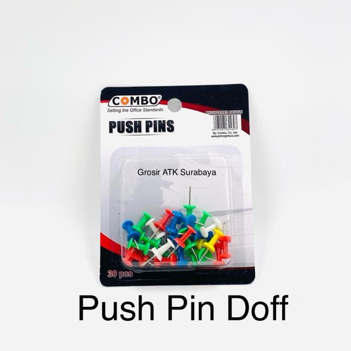 

Penjepit Kertas / Push pin Combo (per pack)