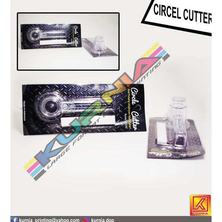 

(((Bisa Bayar Di Tempat))) Circle Cutter / Pisau Bulat / Pisau Kertas Bahan Pin 58Mm S/D 75Mm Gratis