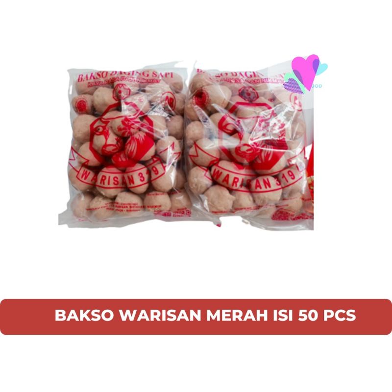 warisan bakso sapi isi 50