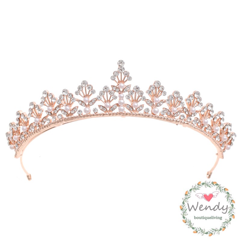 Edelweiss Crown - Mahkota Pengantin / Bridesmaid - Bridal Crown Mutiara - Wedding Crown