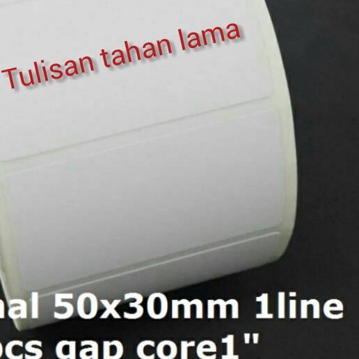 

● 50x30mm 1line 1000pcs gap core1",direct thermal label sticker care ❃