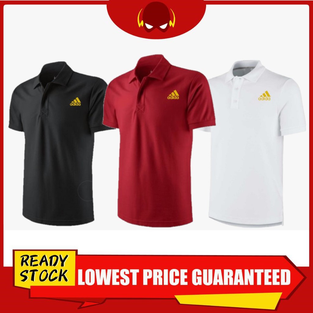 ⭐️⭐️⭐️⭐️⭐️POLO LOGO SHOPEE NO.1 GOLD EDDITION ADIDAS POLO TSHIRT / UNISEX TEE 100% PREMIUM COTTON / 