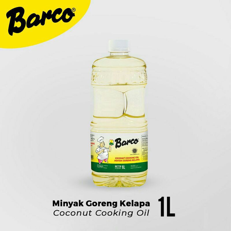 

Barco Minyak Goreng Kelapa 1 Liter - Botol Coconut Oil