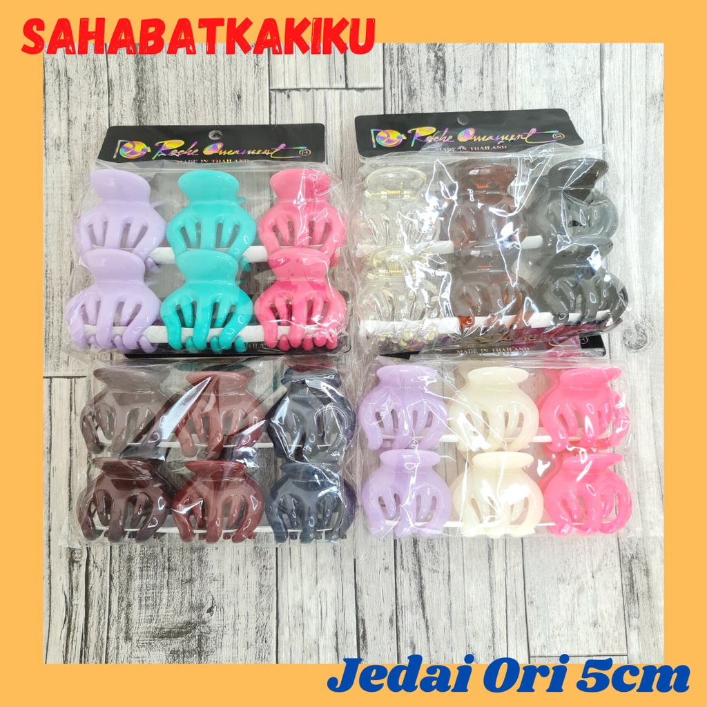 Jepit rambut jedai 5cm / jeday ori thailand 5 cm