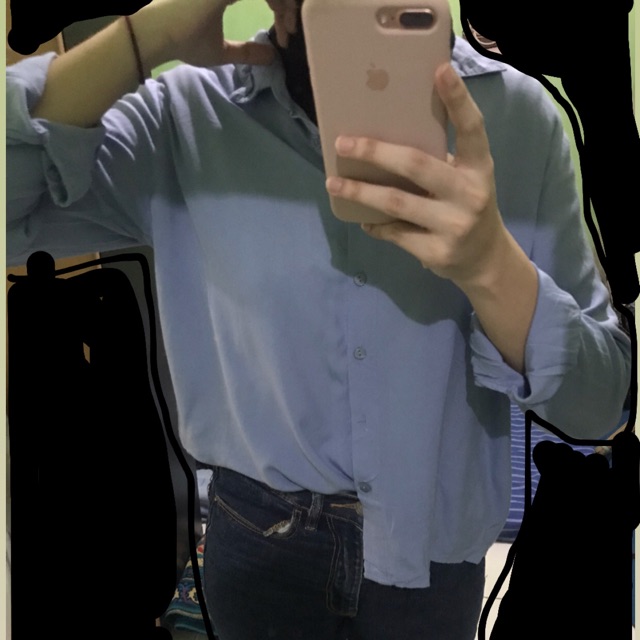 Blue Shirt by Colorbox / Kemeja Polos /Kemeja Kerja / Kemeja Colorbox