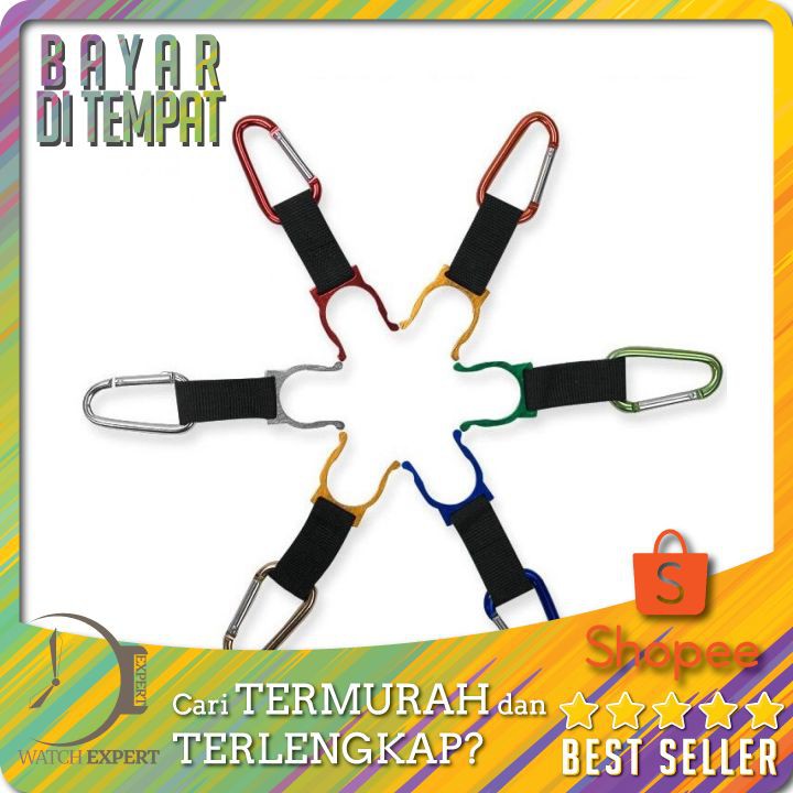 PROMO Pengait Botol Minum Holder Mineral Bottle Buckle Keychain  - 5X