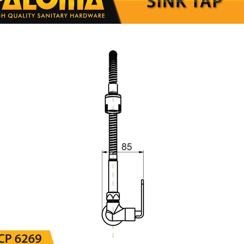 Best PALOMA FCP 6269 Keran Sink Fleksibel Dapur Kran Air NCN ★