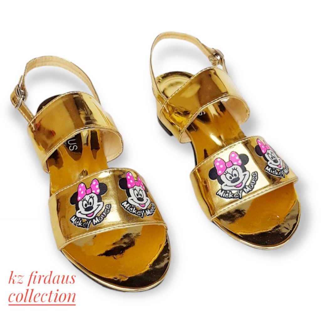 SANDAL ANAK HAK /HELL PEREMPUAN MOTIP MIKI
