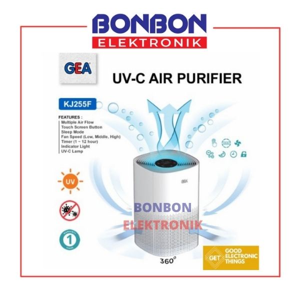 GEA Air Purifier + UV-C KJ-255F / KJ255F Coverage Area 30m²