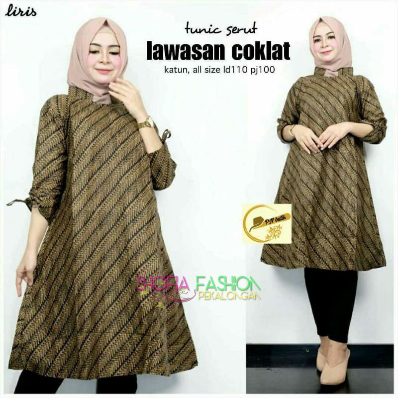 TUNIK WANITA BATIK NEW MOTIF