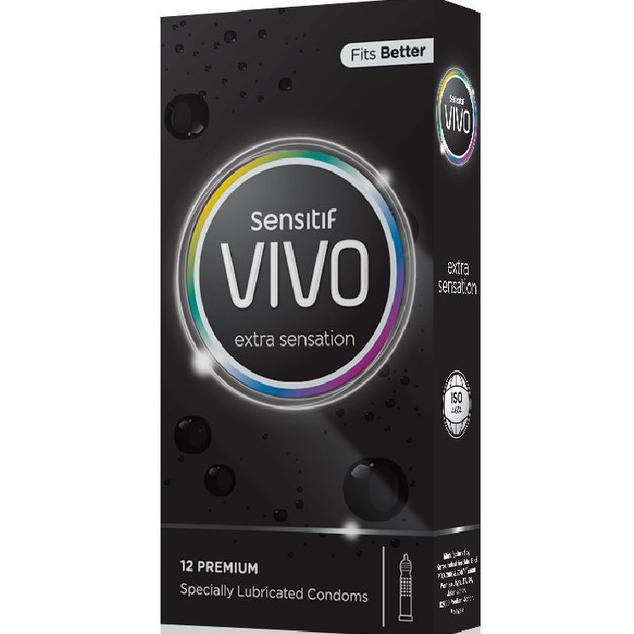 Kondom VIVO EXTRA SENSATION isi 3 Pcs / Alat Kontrasepsi