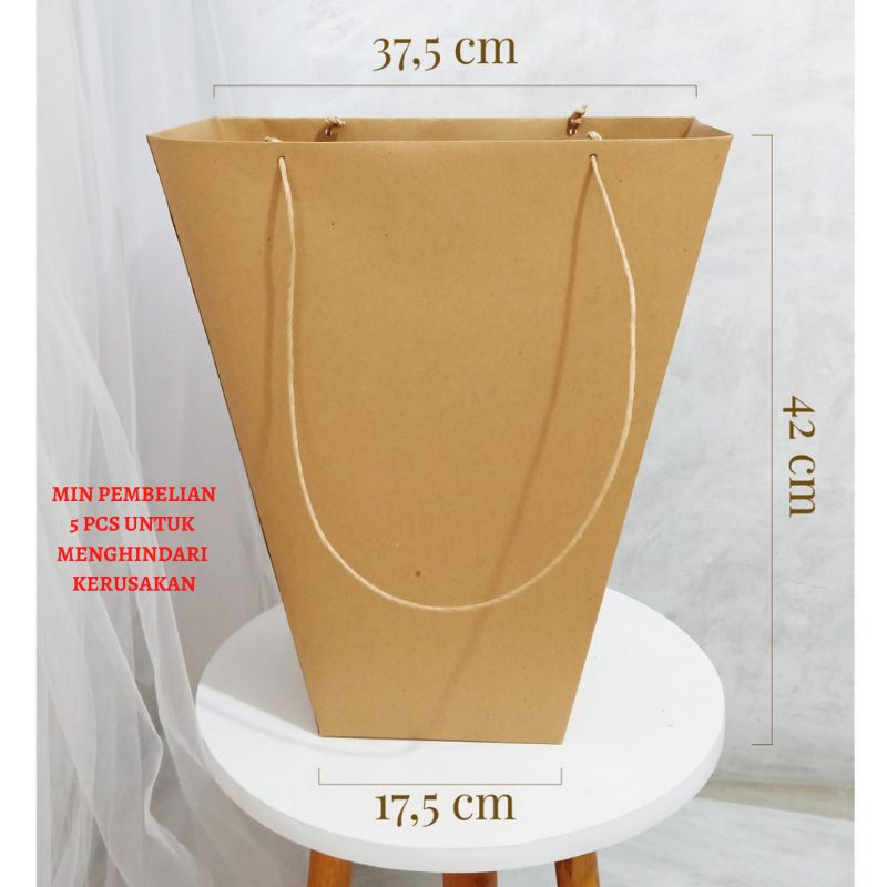 

PAPER BAG BOUQUET / PAPER BAG BUKET BUNGA / PAPER BAG FLORIST / PAPER BAG BUNGA (MIN PEMBELIAN 5 PCS)