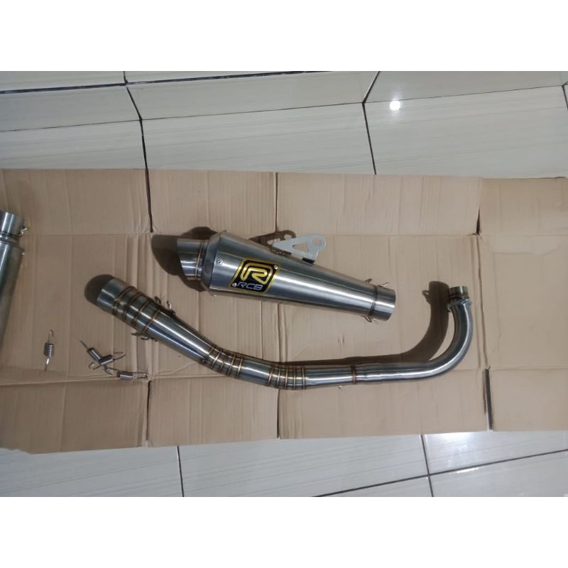 knalpot racing rcb bebek sleepengine 150cc sleep engine bore up 200cc jupiter z vega new zr supra x 