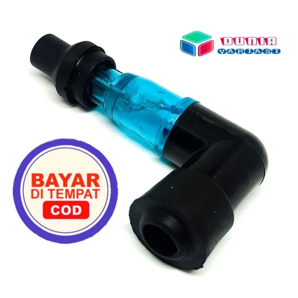 CANGKLONG BUSI VARIASI NYALA LAMPU TRANSPARAN.UNTUK HONDA YAMAHA METIC DAN BEBEK UNIVERSAL