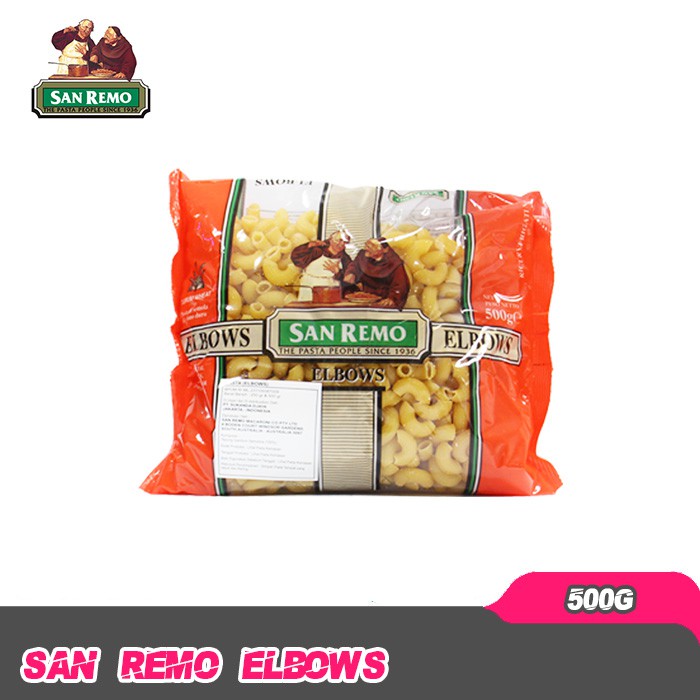 

San Remo Elbows 500 Gr