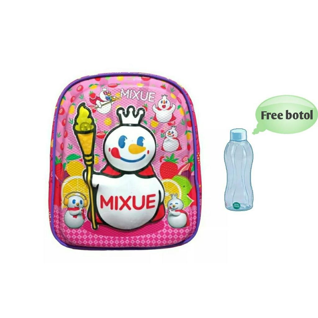 Tas Ransel Mixue Ransel Sekolah Anak Perempuan Ransel 3d Led Timbul Tas Anak Perempuan Paud Tk Sd