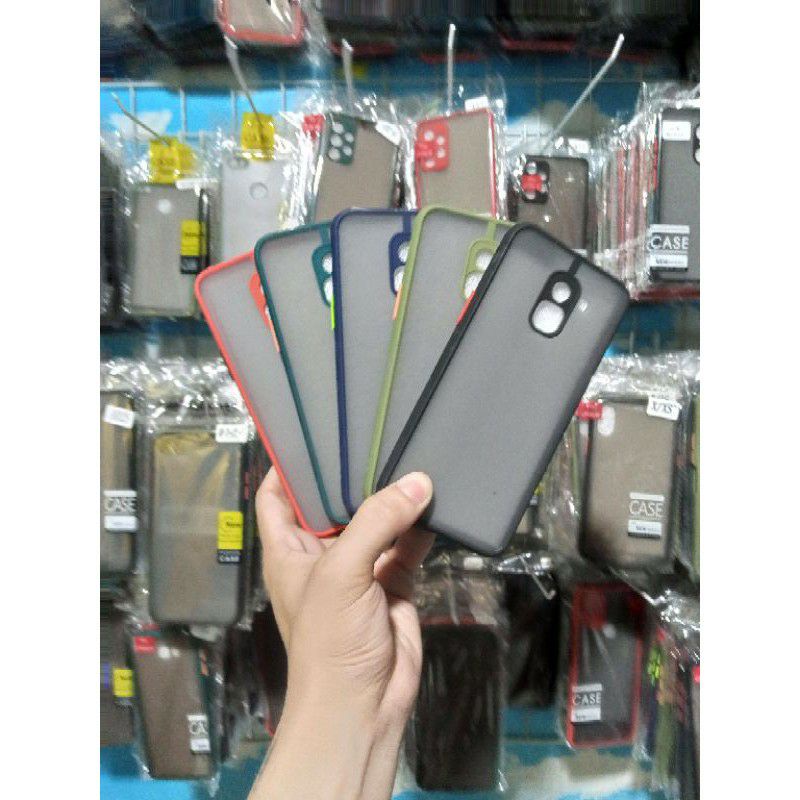 slikon/case terbaru AERO tipe HP Samsung J6 2018 Case Dove Matte Mychoice Slim Fuze