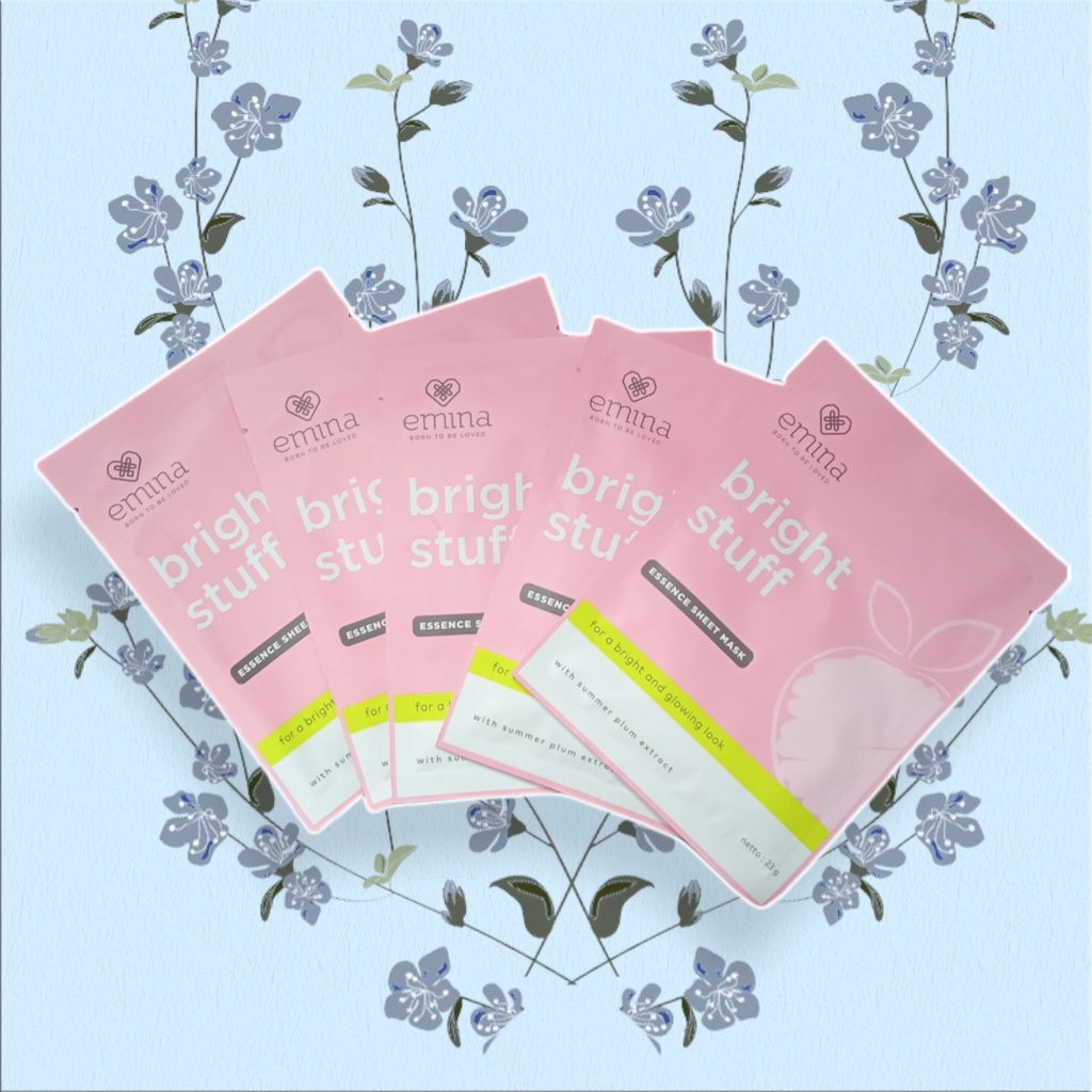Emina Bright Stuff Essence Mask / Masker sheet glowing Emina