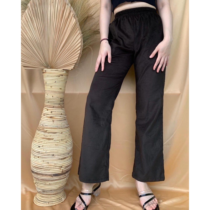 Sepia Gloed Pants / Celana / Corduroy / Celana Wanita / Celana Cutbray