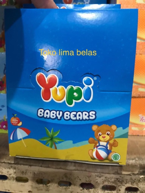 Yupi Baby Bears Bear 1 box isi 24 Pcs