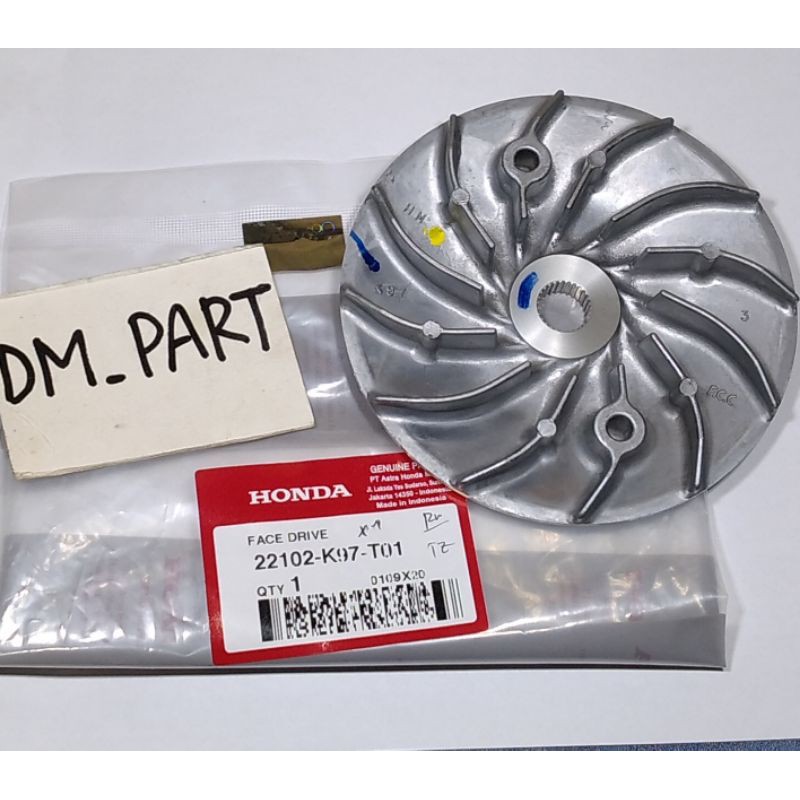 KIPAS CVT KRUK KREK AS PULY PULI DEPAN RUMAH ROLLER PCX ADV 150 LOKAL LOCAL 22102 K97 T01 ASLI ORI P