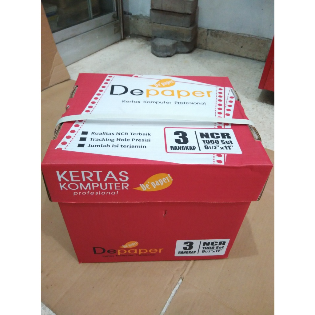 

Kertas Continuous Form NCR Depaper 3ply 9.5x11 inchi