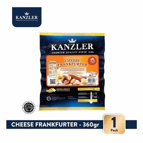 

KANZLER Sosis / Saussage Cheese Frankfurter - 360gram