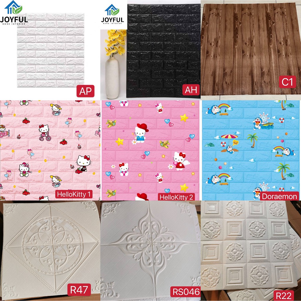 Wallpaper Dinding 3D WALLFOAM 70X77 CM·High Quality-1