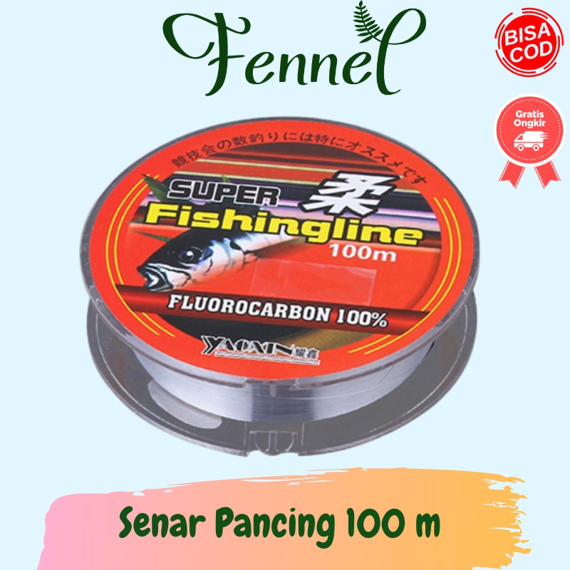 Senar Tali Pancing Fluorocarbon 100 m