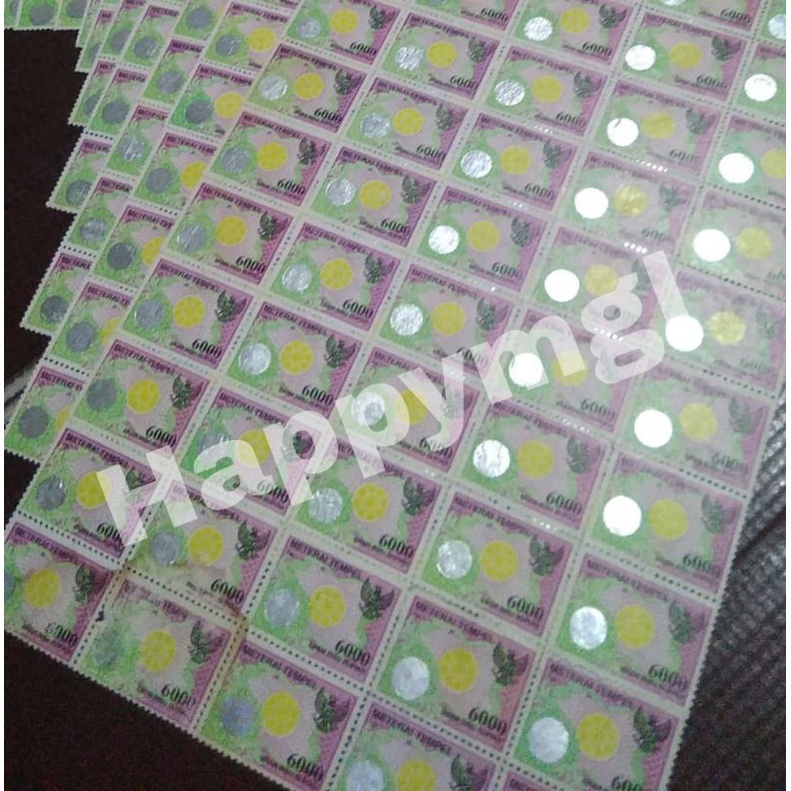 

Materai 6000 2000 2001 2002 harga 1 pcs