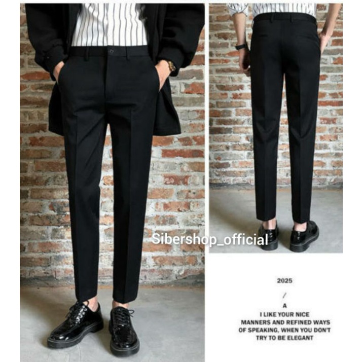 Celana Ankle Pants Celana Casual Celana Formal Celana Bahan Kerja Kantor Celana Panjang Pria Chino Chinos Fashion Pria