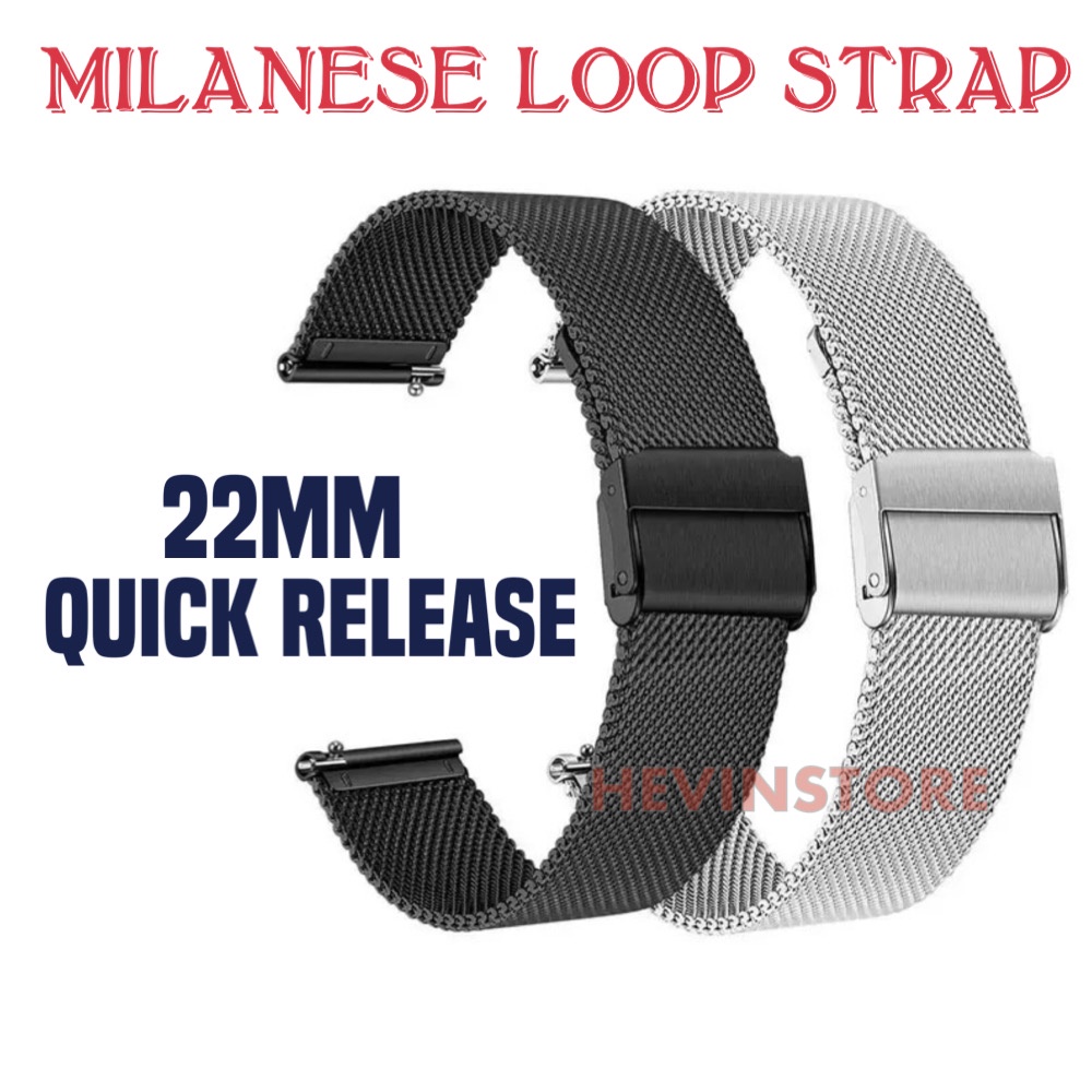 Melanese Strap 22mm Quick Release Strap Watch Premium Quality