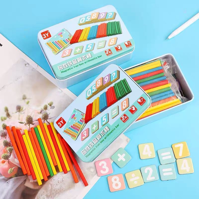 Mini Intelligence Stick 308B-6 Puzzle Angka Puzzle Magnet Mainan Edukasi Anak Mainan Berhitung Anak Alat Hitung Anak Mainan Matematika Anak