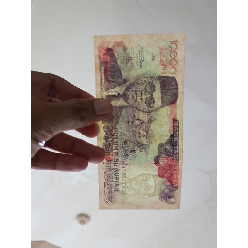 UANG KUNO 10RB SULTAN HAMGKU TH 1992