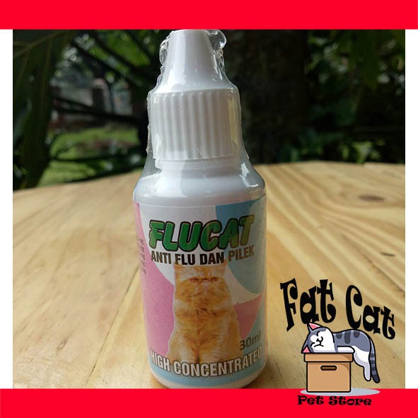 Flucat Flu Cat Obat kucing Batuk Pilek Flu