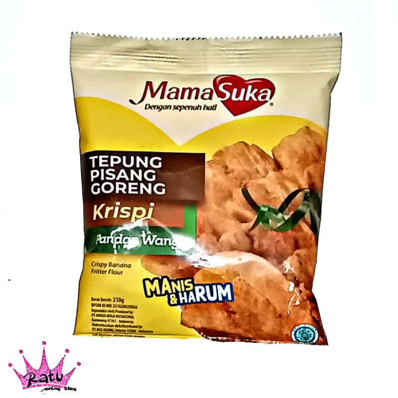 

Mamasuka Tepung Pisang Goreng Krispi Pandan Wangi 210g