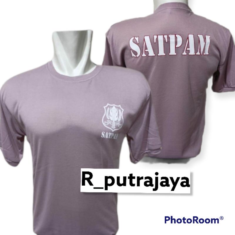 Bisa Bayar di Tempat (COD)Kaos Satpam / Kaos Security Kerah Pendek